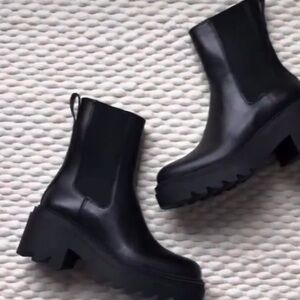 KOIO Platform Genuine Leather Boots 6 made in Italy